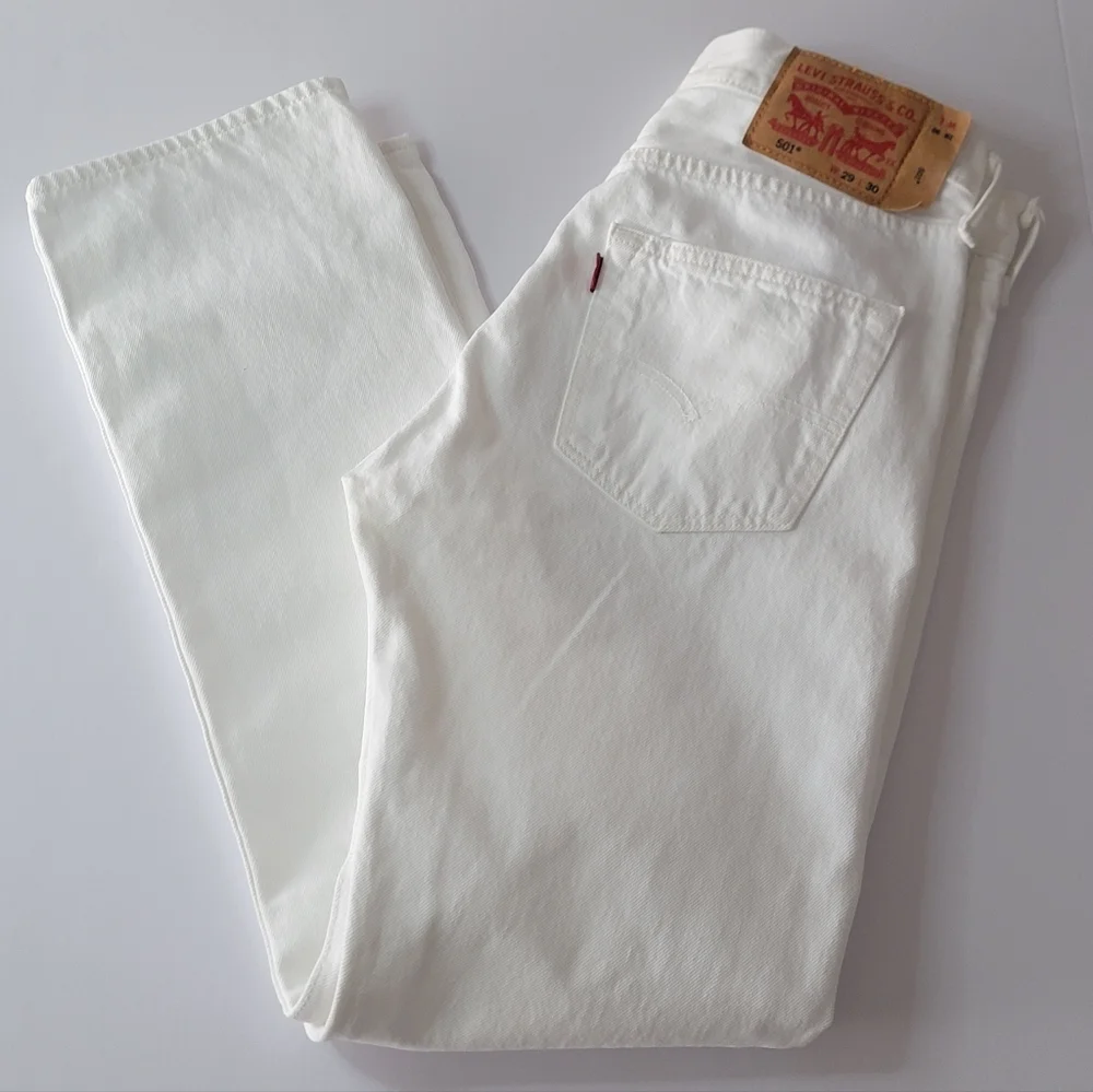 Levi's Straight Jeans in White